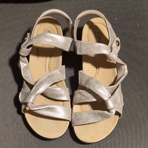 Clarks Women's Metallic Sandals